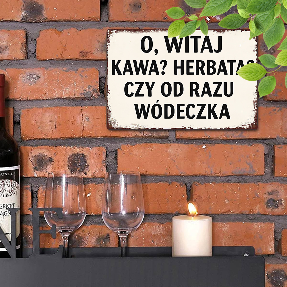 Coffee Tea Vodka - Pools grappig citaat Oh welkom koffie