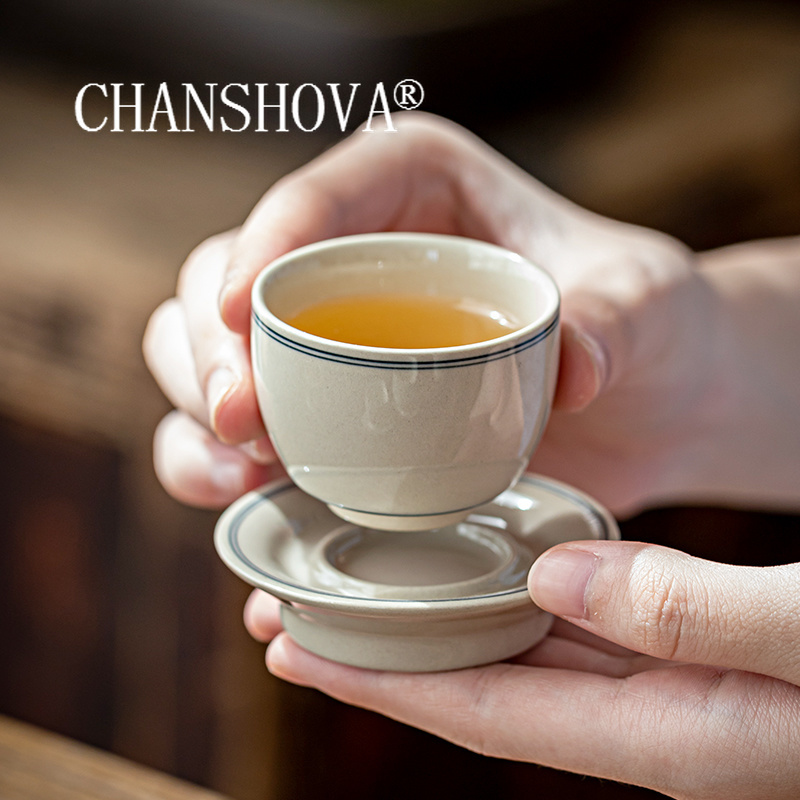 Coffee Tea Set Up - CHANSHOVA-Chinese minimalistische stijl keramische theekop en