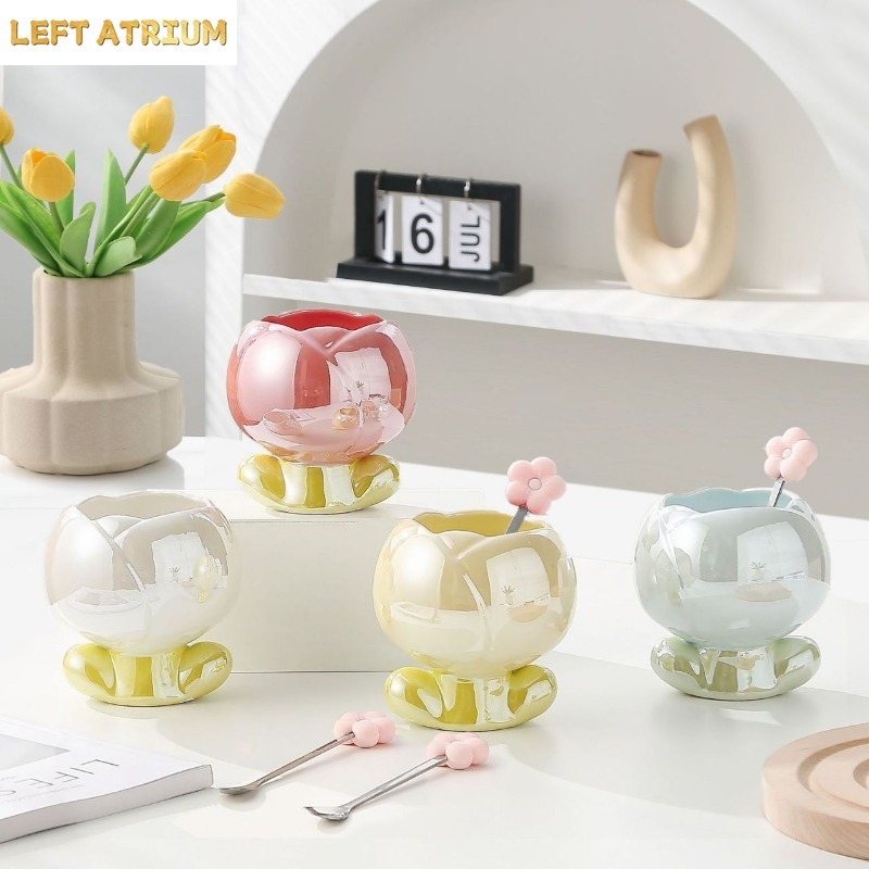 Coffee Tea Festival - Creatieve Tulpenmok, ontbijtmok voor thuis, melkbeker,