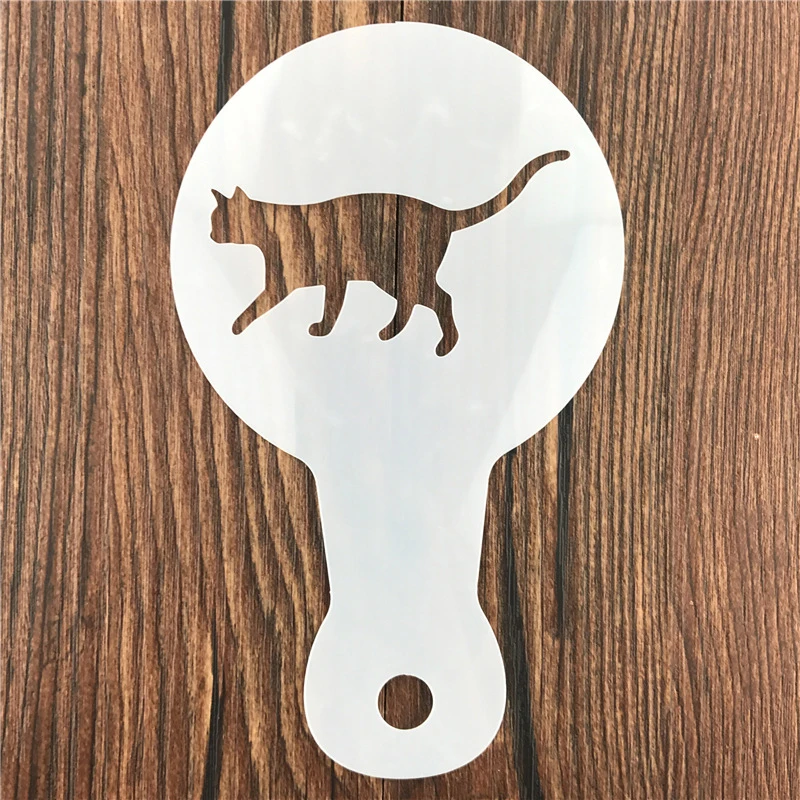 Coffee Stencil Art - 5 Stuks Diy Koffie Latte Art