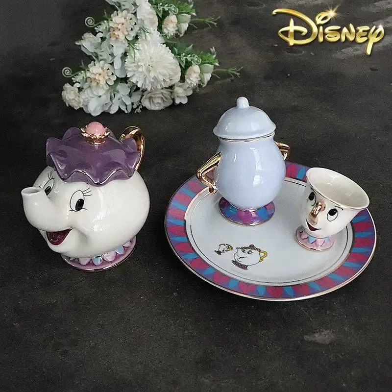 Coffee Tea Set Up - Hete theepot cartoon Belle en het