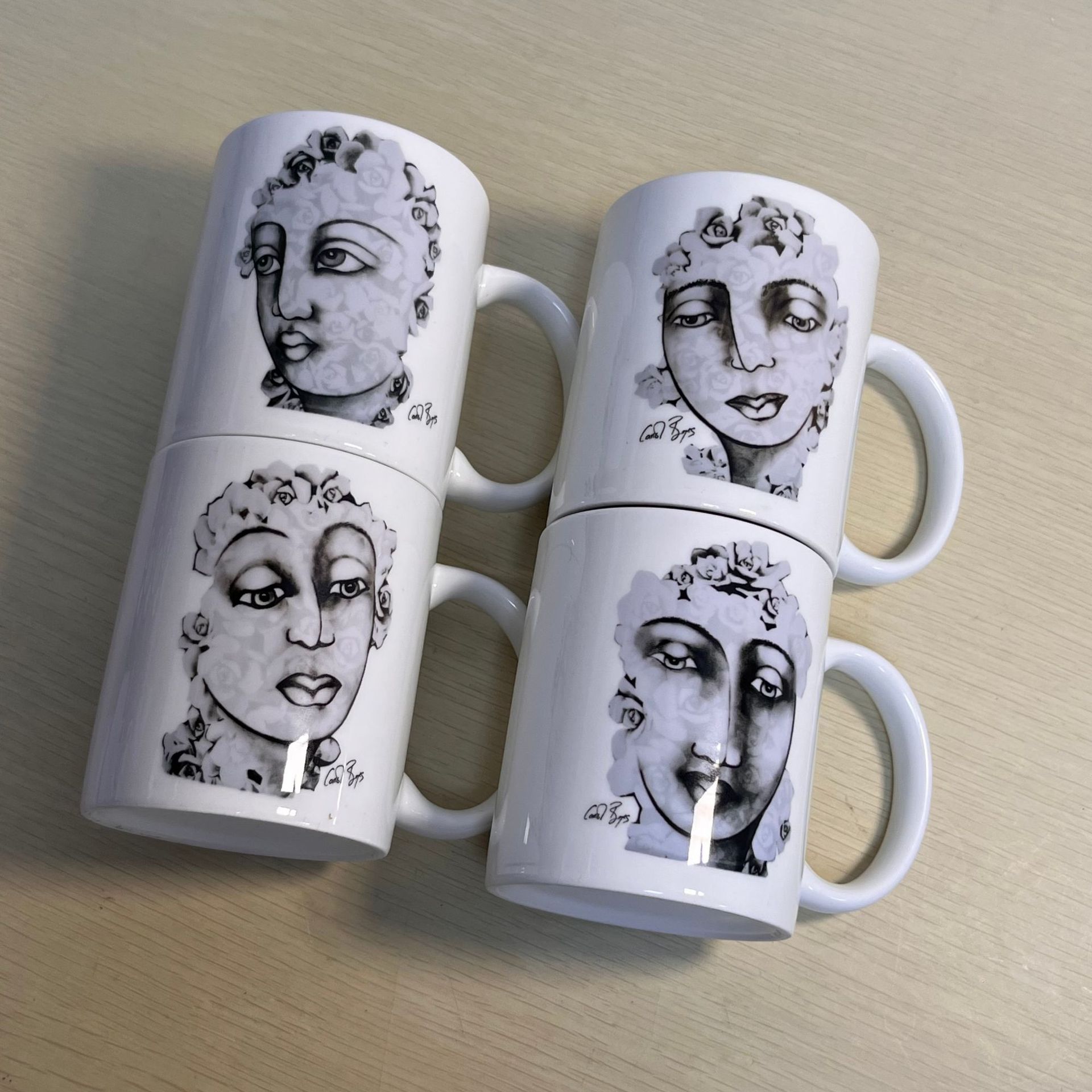 Coffee Tea Images - Zuid-Afrika Carrol Boyes Keramische Mok Hand