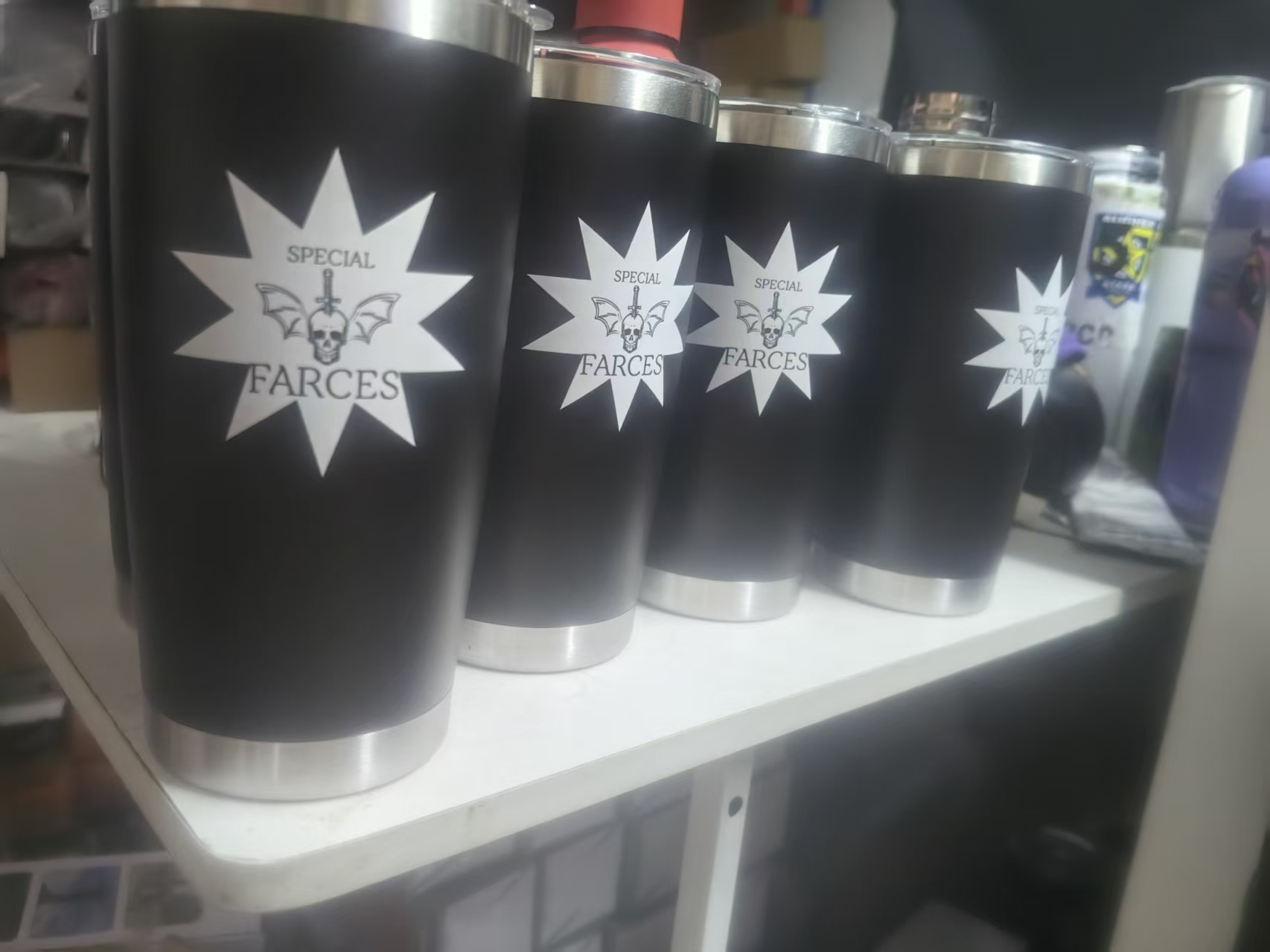 Coffee Tea Images - Logo Tekst Afbeelding 20oz Thermische Waterfles
