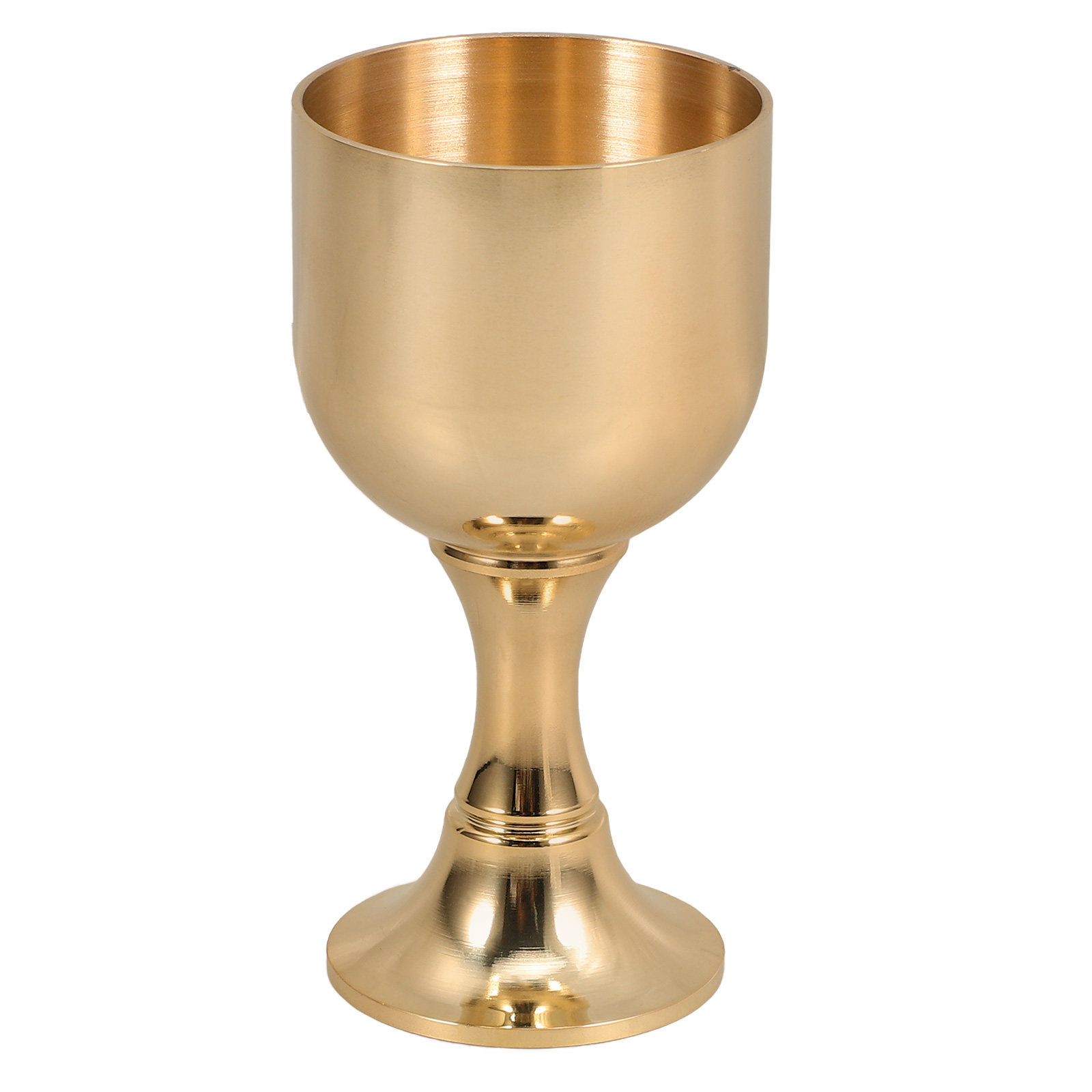 Coffee Tea Vodka - Retro koperen wijnglas, delicate metalen drankbeker