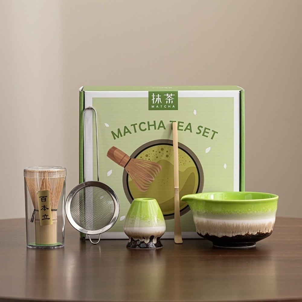 Matcha Whisk Set - Theestokjes Japanse Matcha Theeservies Matcha Lepel