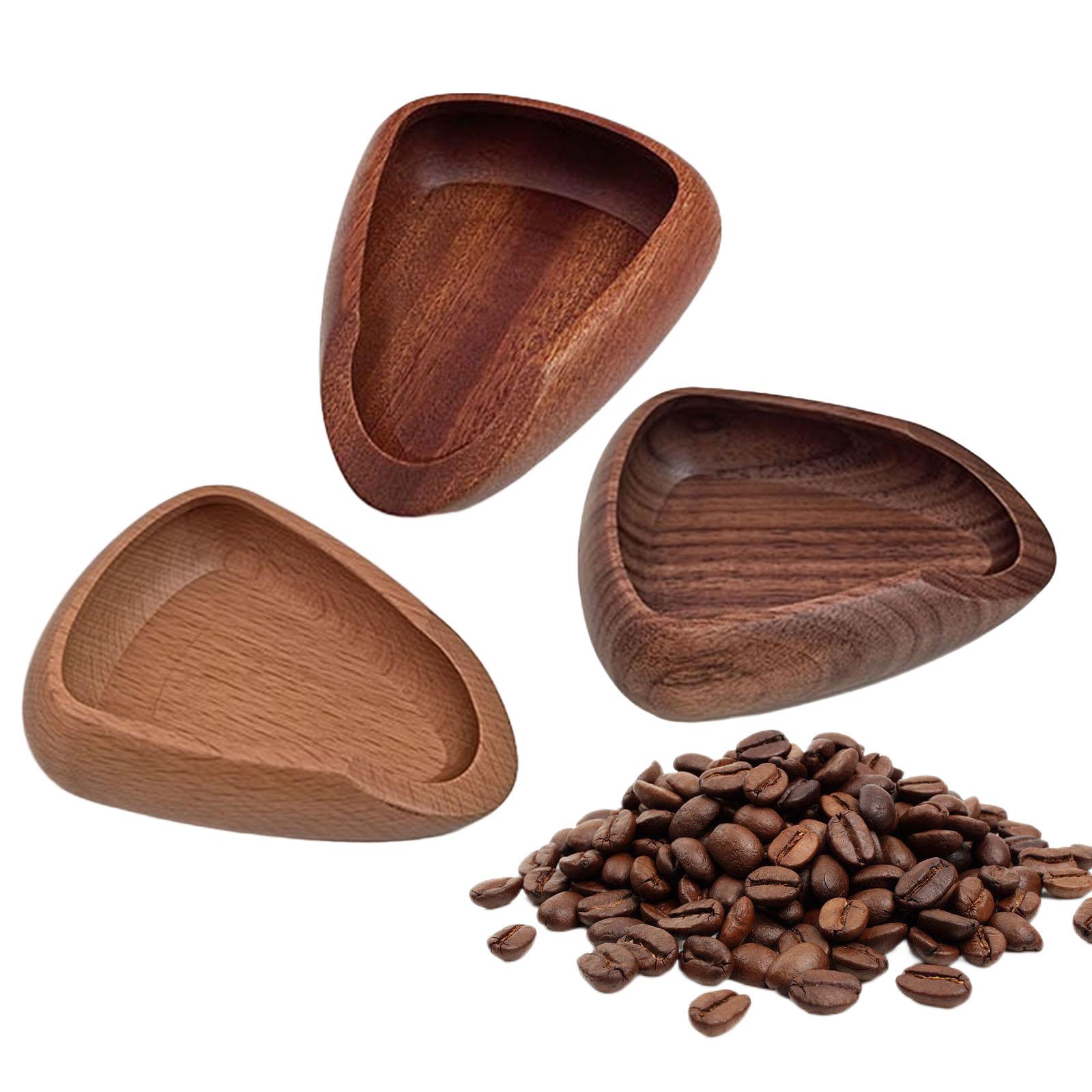 Coffee Tea Bean Leaf - Wafelbak voor koffiebonen Koffiedoseerbak Houten stevige