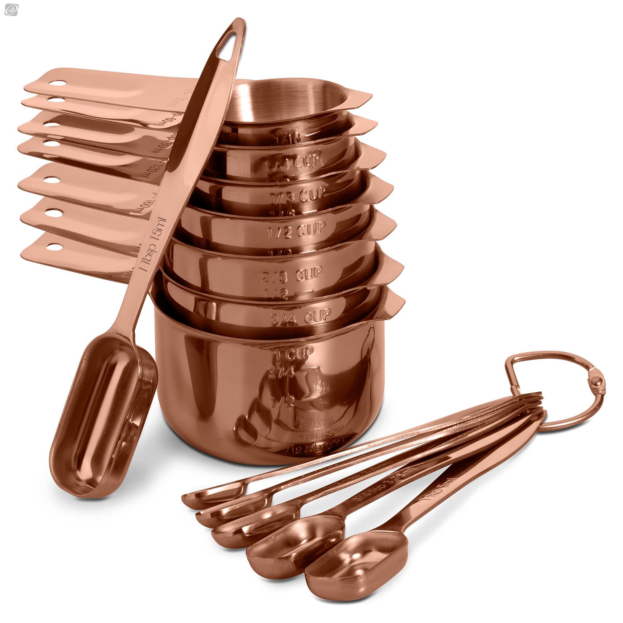 Coffee Tea Set Up - 13 Pcs Maatlepels Set Rvs Koffie
