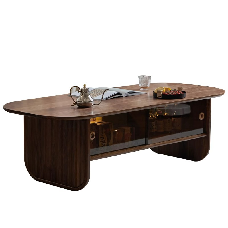 Massief houten salontafel van  - Coffee And Tea-Za recensie en prijs