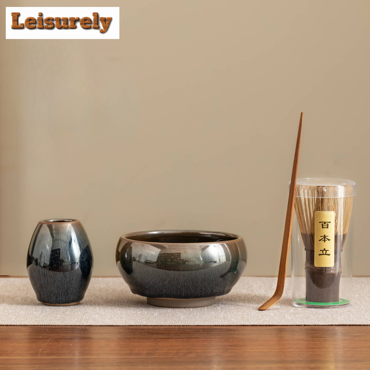 Jianzhan Matcha Vierdelige set - Matcha Whisk Set recensie en prijs