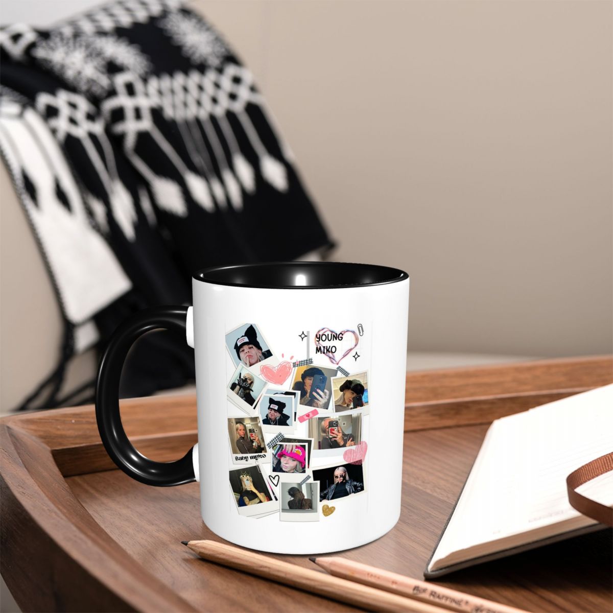 Collage van jonge Miko-mokken, - Young Tea Coffee recensie en prijs