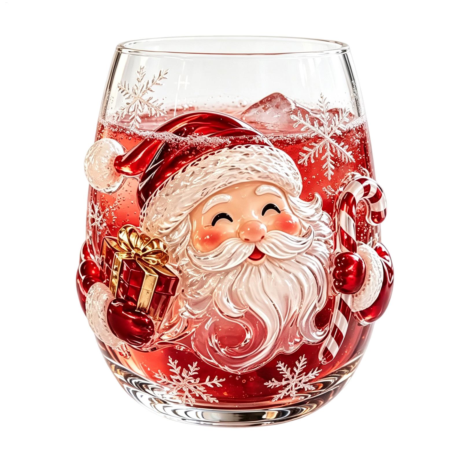 350ml 3D-patroon Kerstglazen M - Coffee Tea Festival recensie en prijs