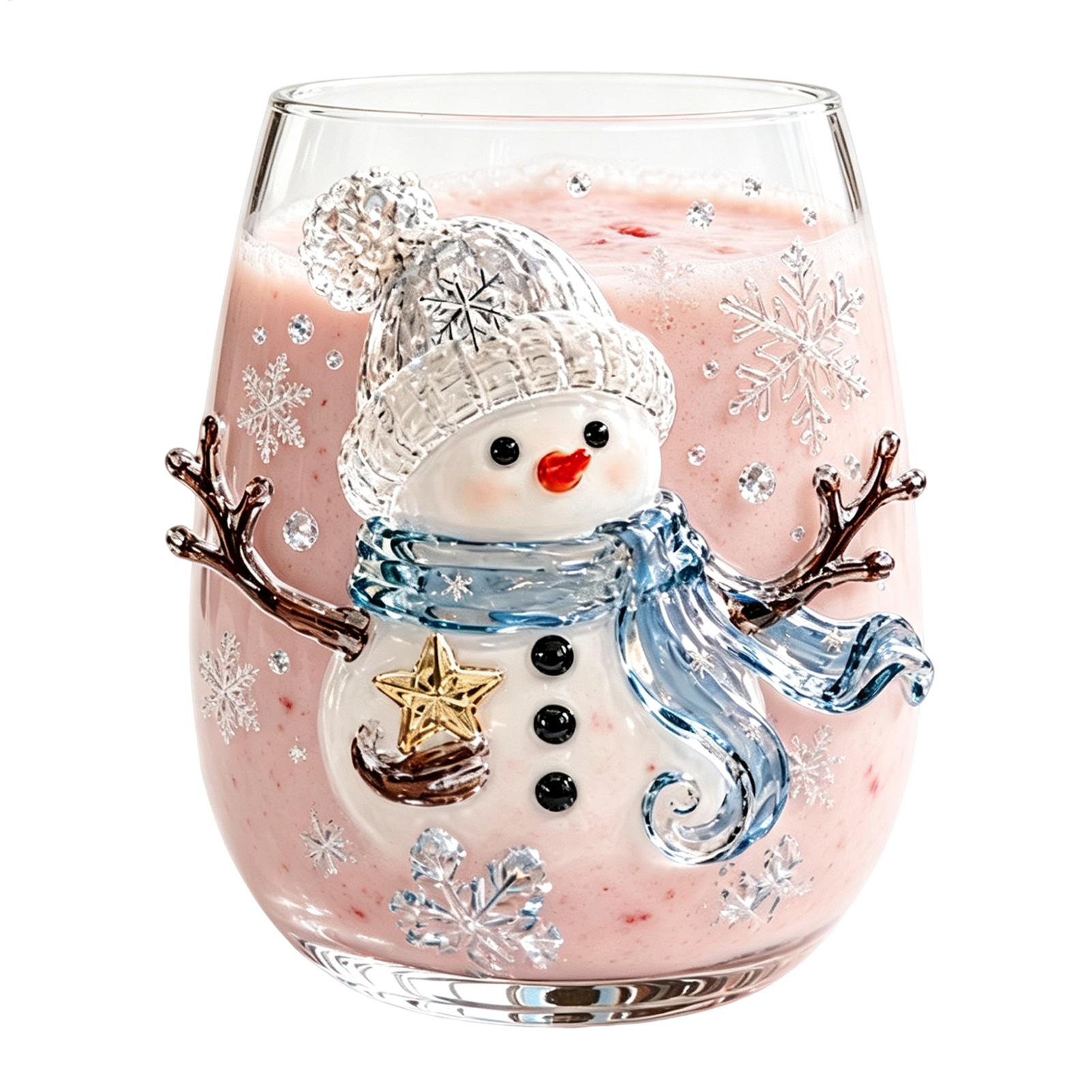 350ml 3D-patroon Kerstglazen M - Coffee Tea Festival recensie en prijs