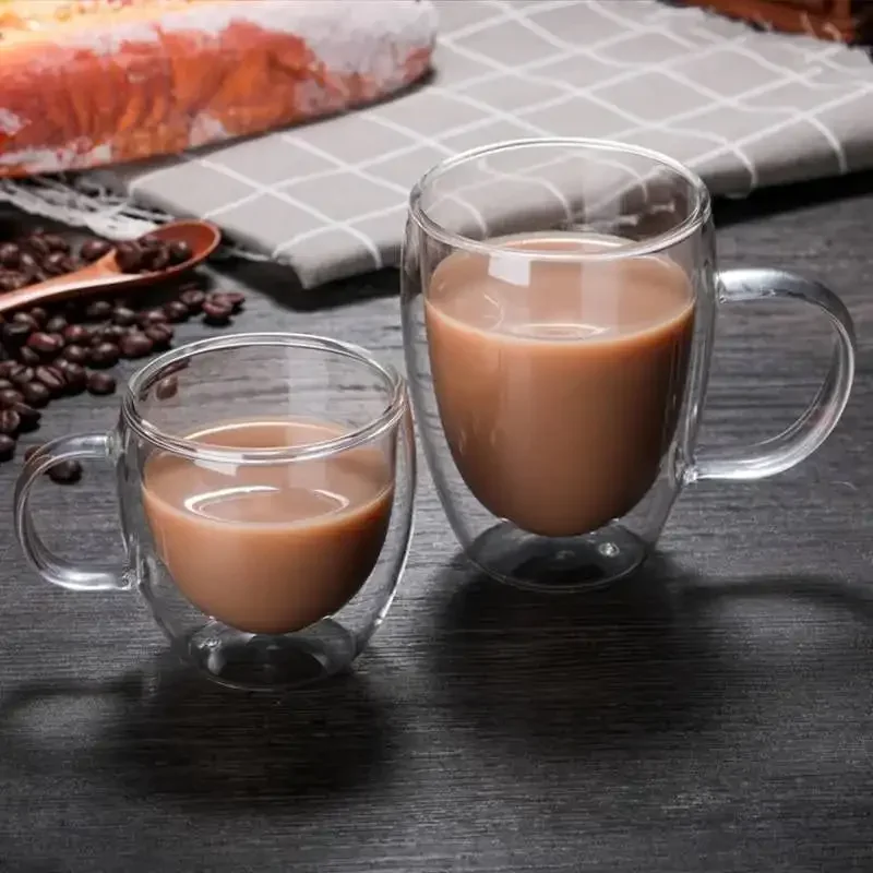 Dubbelwandige glazen koffiebek - Coffee Tea Vodka recensie en prijs