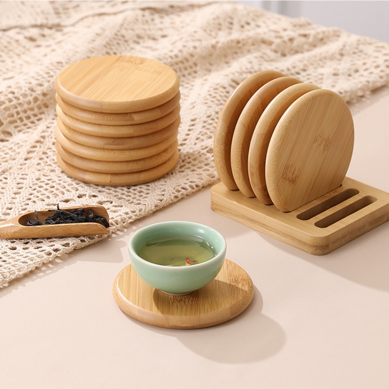 Bamboe Ronde Onderzetter Anti- - Coffee Tea Place recensie en prijs