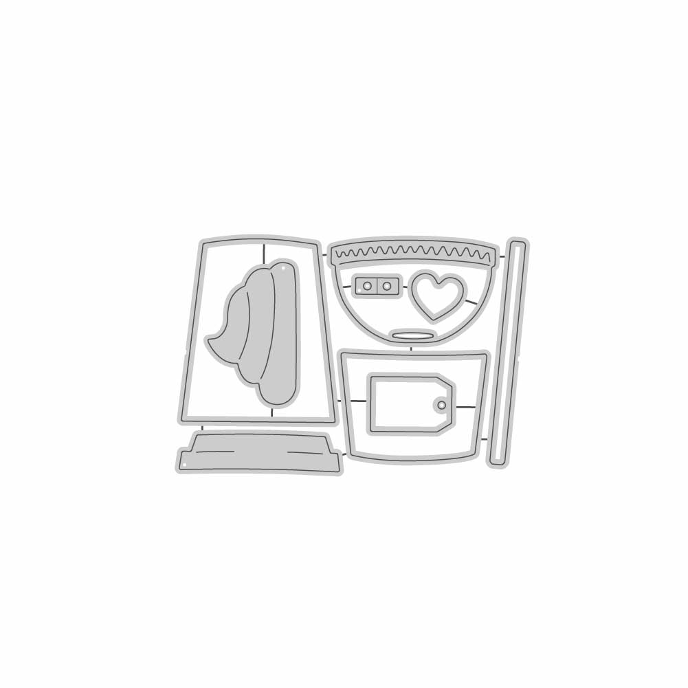 2025 Metalen Stansmessen Scrap - Coffee Stencil Art recensie en prijs