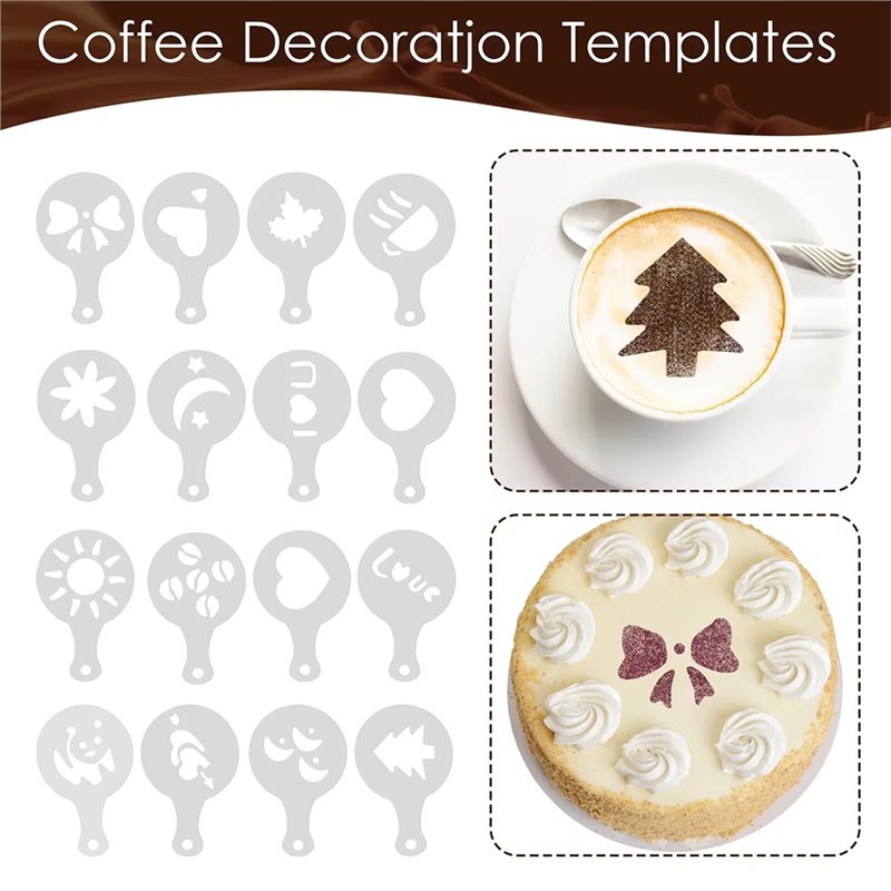 ABMH-Versatile Coffee Latte Ar - Coffee Stencil Art recensie en prijs