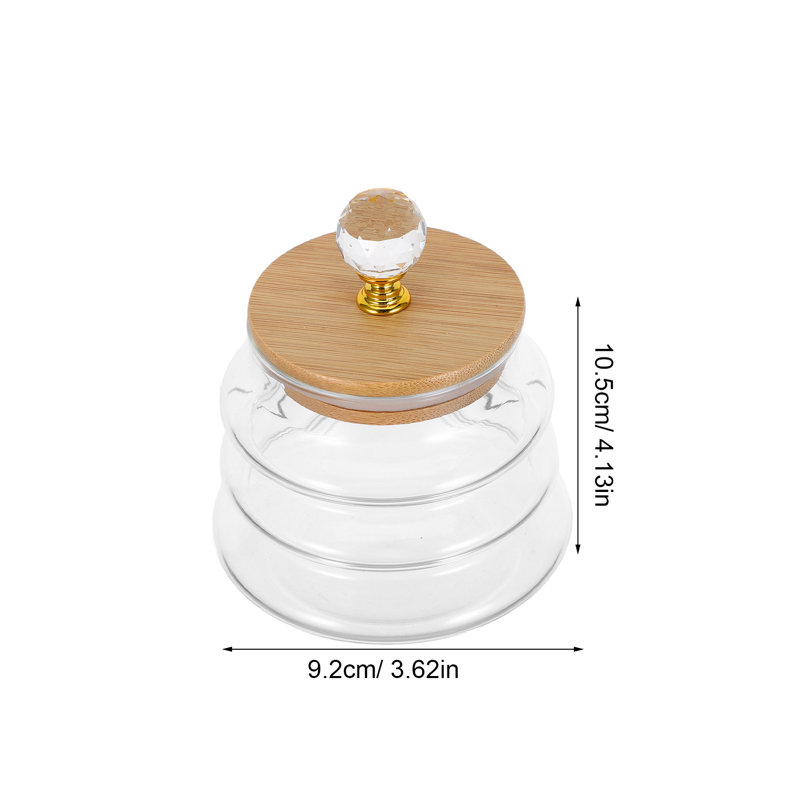 Doorzichtige glazen voorraadpo - Coffee Tea Bean Leaf recensie en prijs