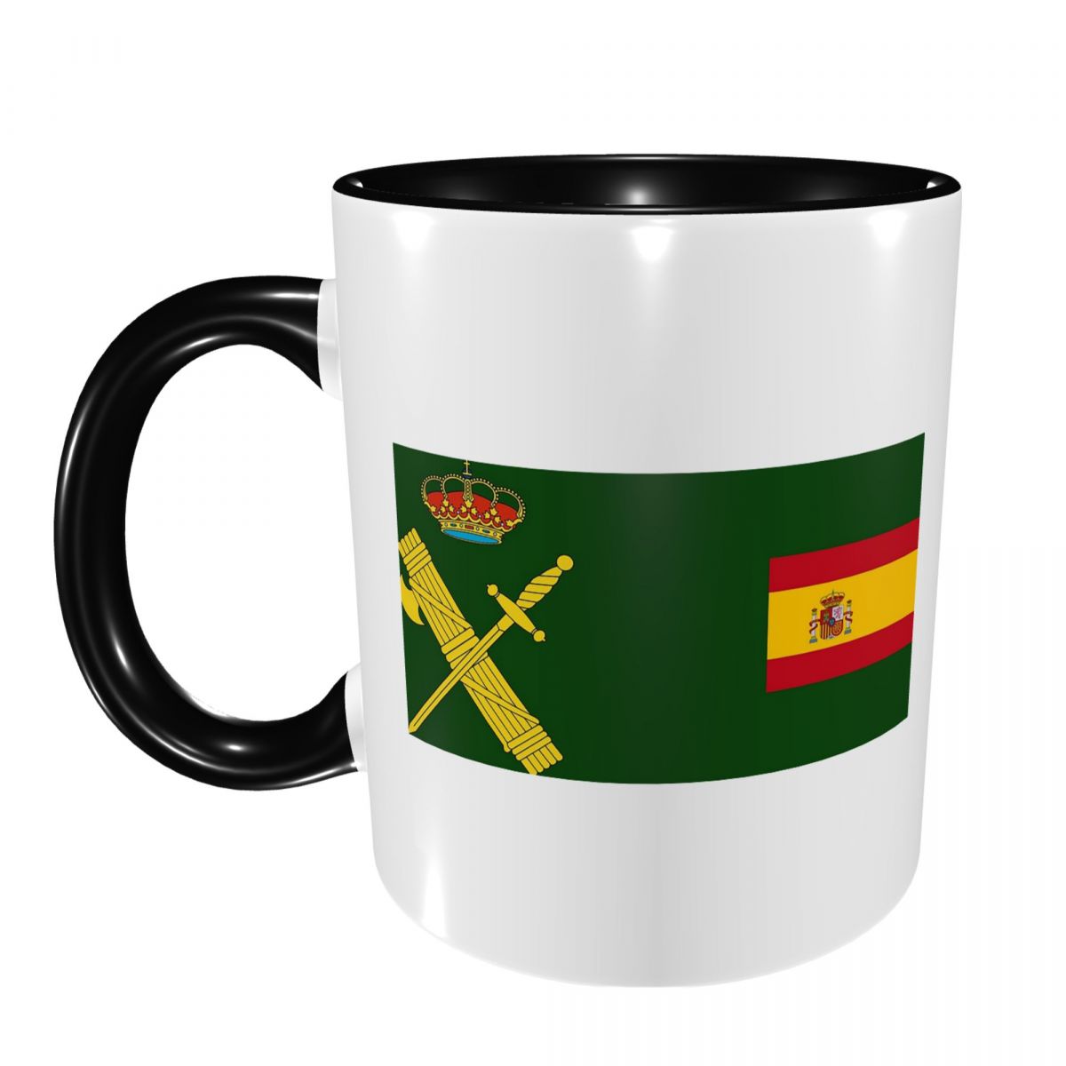 Spanje Vlag Plus Embleem Civie - Coffee Plus Tea recensie en prijs