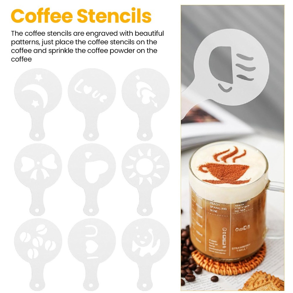 Roestvrijstalen Latte Art Pen  - Coffee Stencil Art recensie en prijs