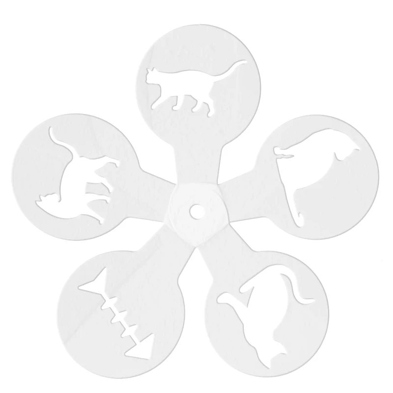 5 Stuks Diy Koffie Latte Art S - Coffee Stencil Art recensie en prijs