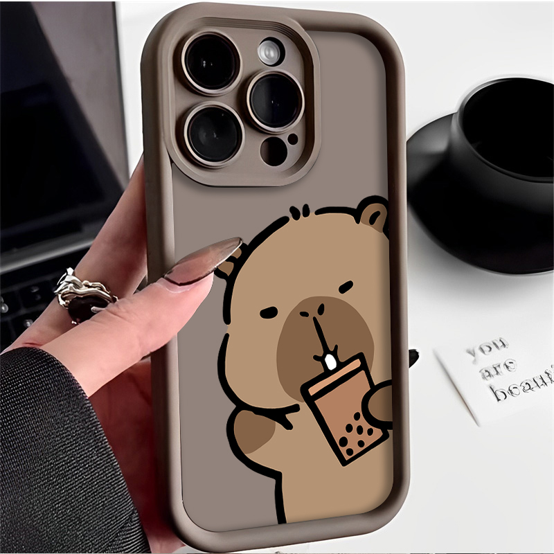 Cartoon Leuke Capibara Case vo - Coffee Plus Tea recensie en prijs