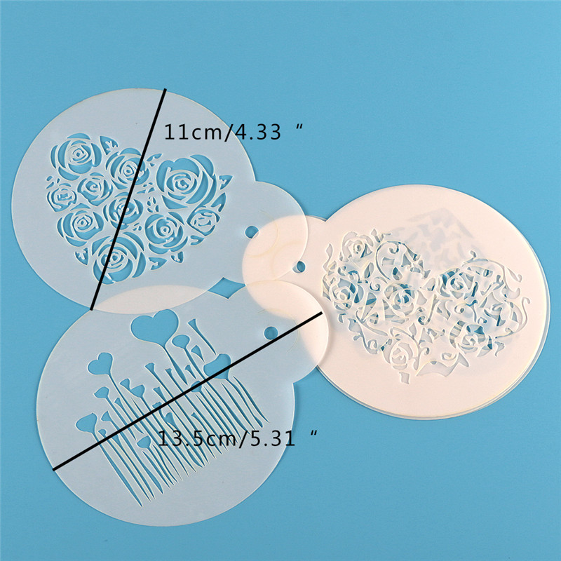 Aomily 6 stks/set Valentijnsda - Coffee Stencil Art recensie en prijs