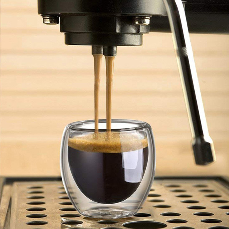 Dubbelwandige glazen koffiemok - Coffee Tea Set Up recensie en prijs