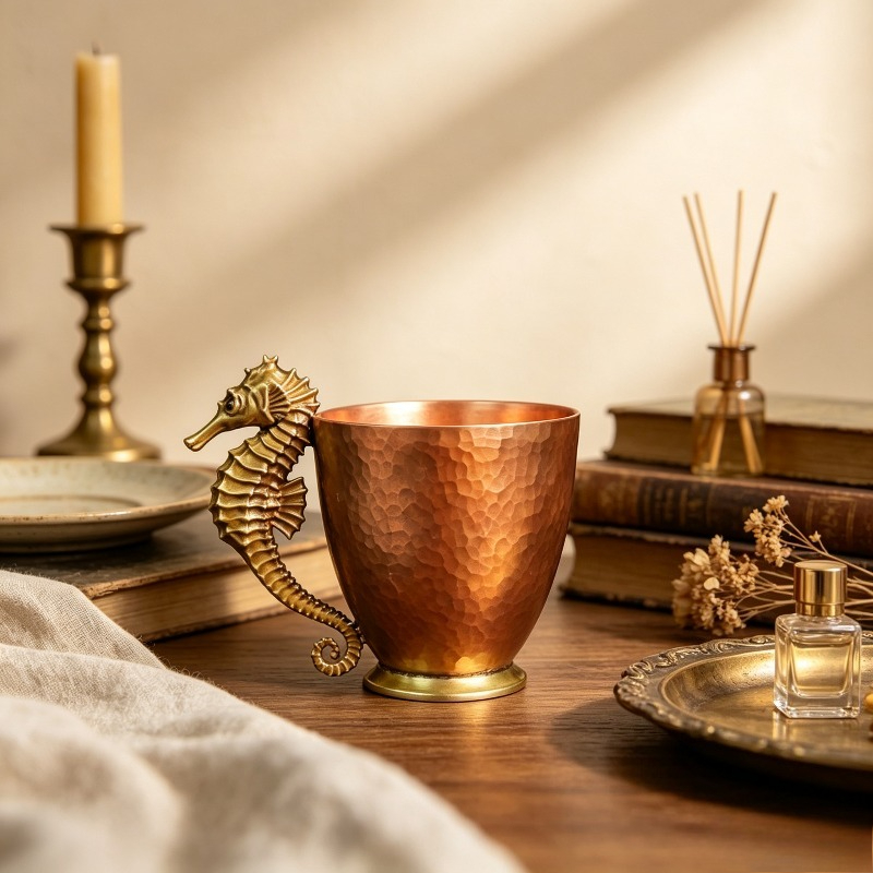 Originele koperen koffiemok, z - Coffee To Tea Meaning recensie en prijs