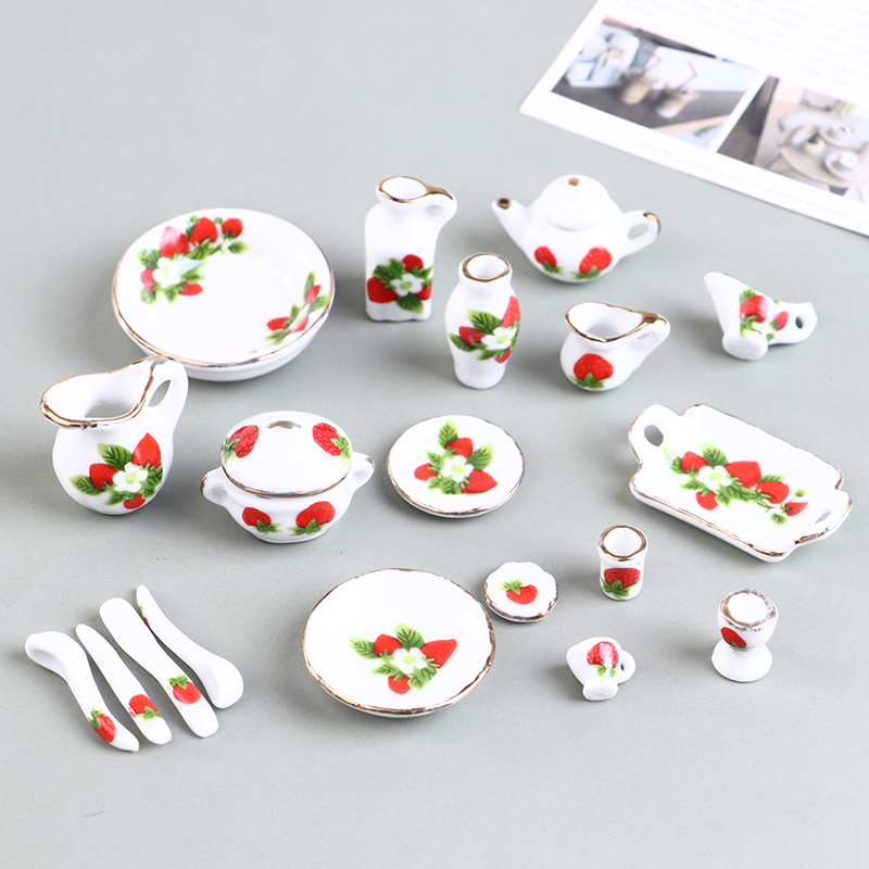 1 Set 1:12 Miniatuur Poppenhui - Coffee Tea Set Up recensie en prijs