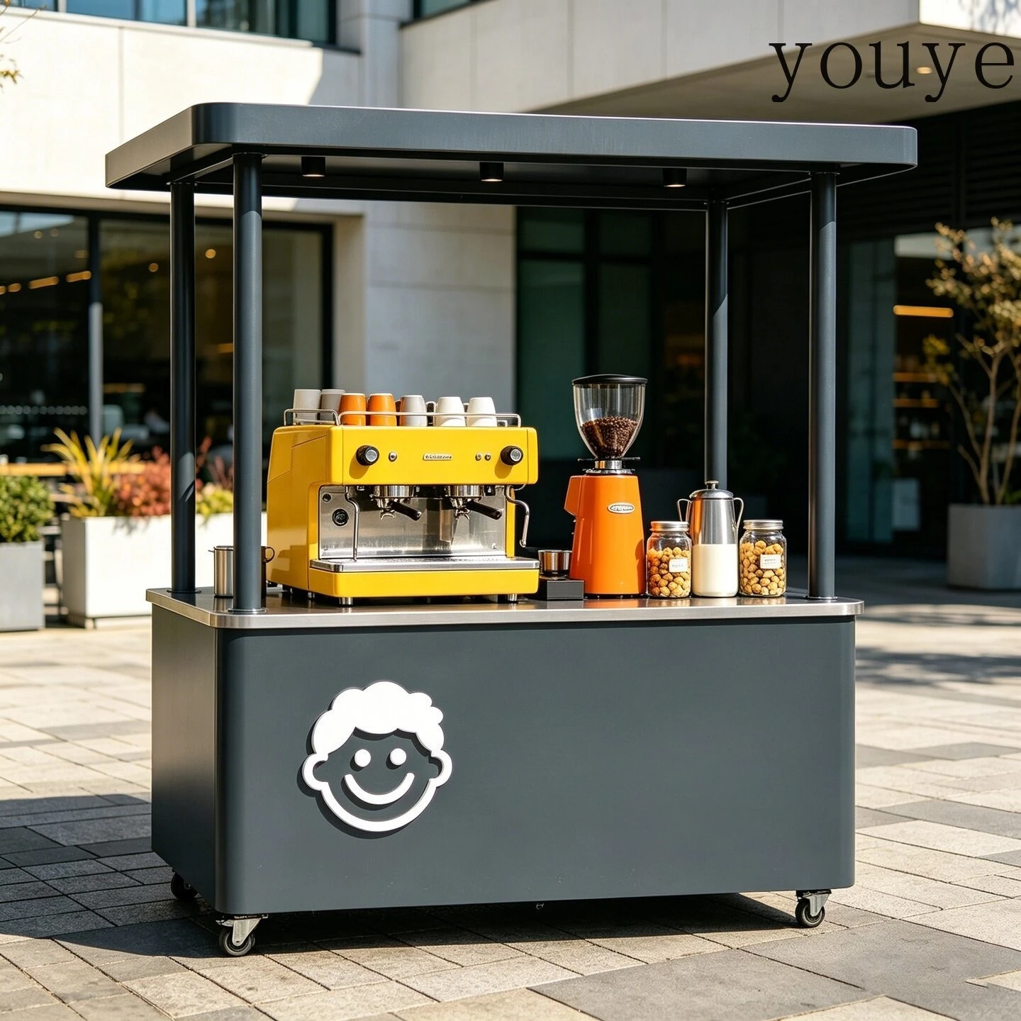 SW ijzeren kramen, mobiele kof - Coffee Tea Vendor recensie en prijs