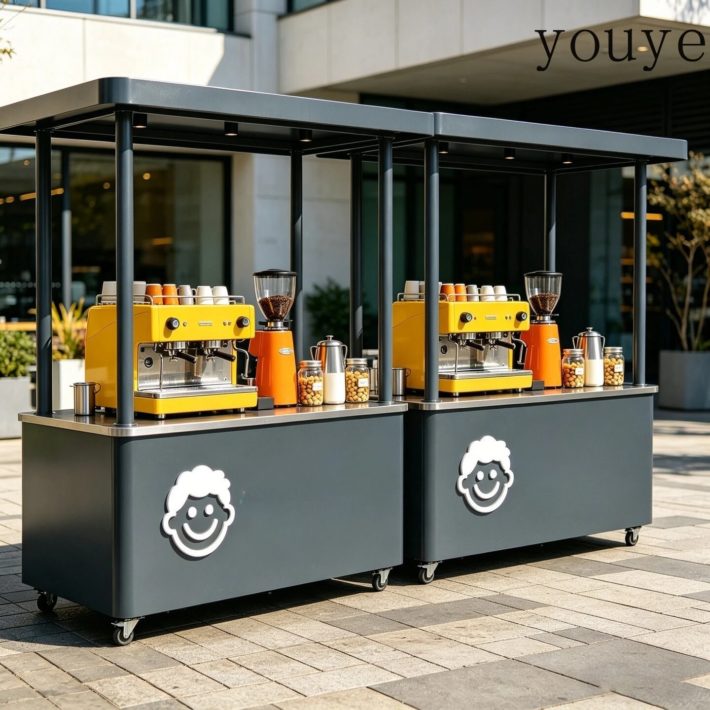SW ijzeren kramen, mobiele kof - Coffee Tea Vendor recensie en prijs