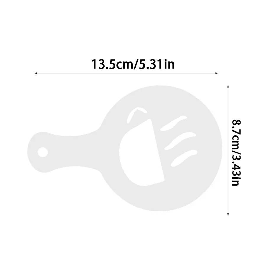 16 stuks Koffie Latte Art sten - Coffee Stencil Art recensie en prijs