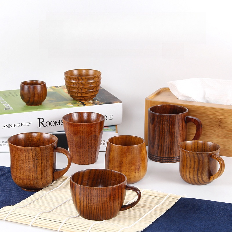 Houten Grote Buik Cups Japan S - Coffee Plus Tea recensie en prijs