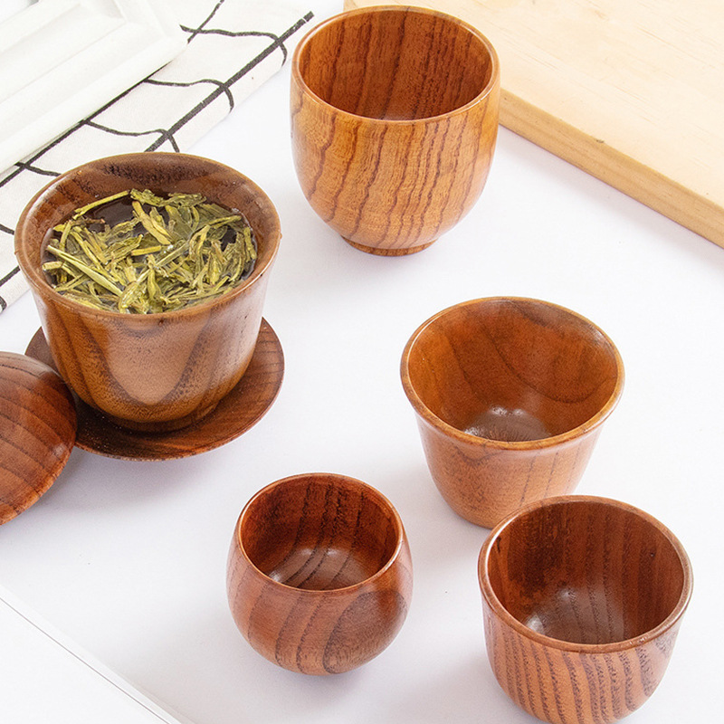 Houten Grote Buik Cups Japan S - Coffee Plus Tea recensie en prijs