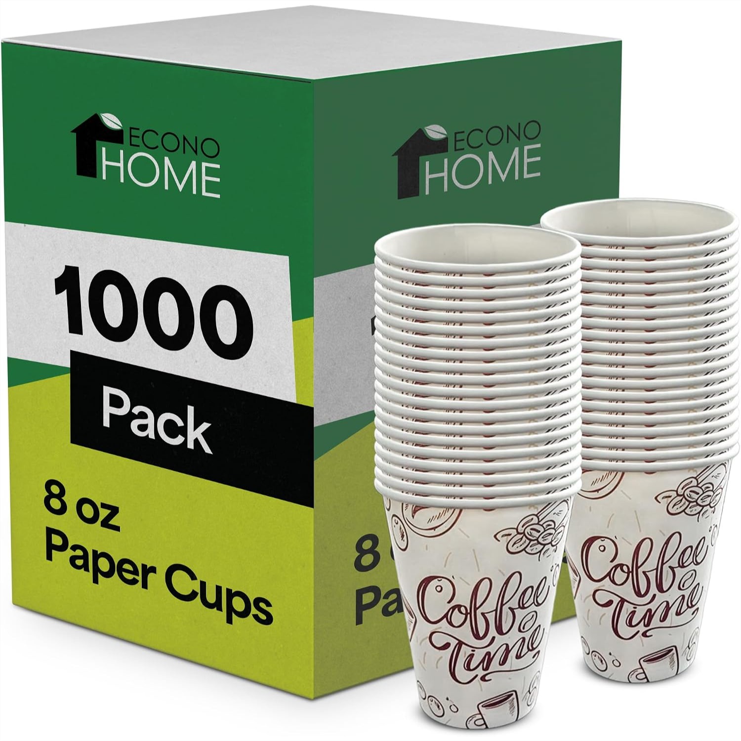 1000 stuks 8 oz wegwerp koffie - Coffee Tea Images recensie en prijs