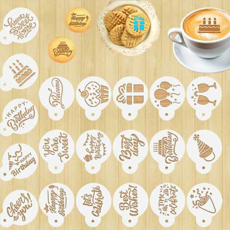 Professionele DIY Latte Art st - Coffee Stencil Art recensie en prijs
