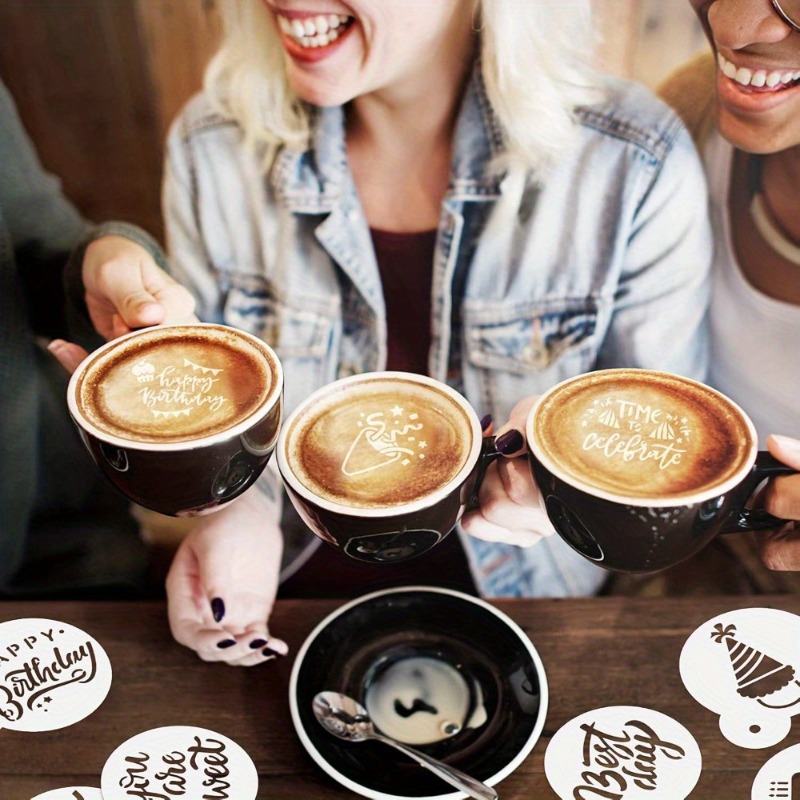 Professionele DIY Latte Art st - Coffee Stencil Art recensie en prijs