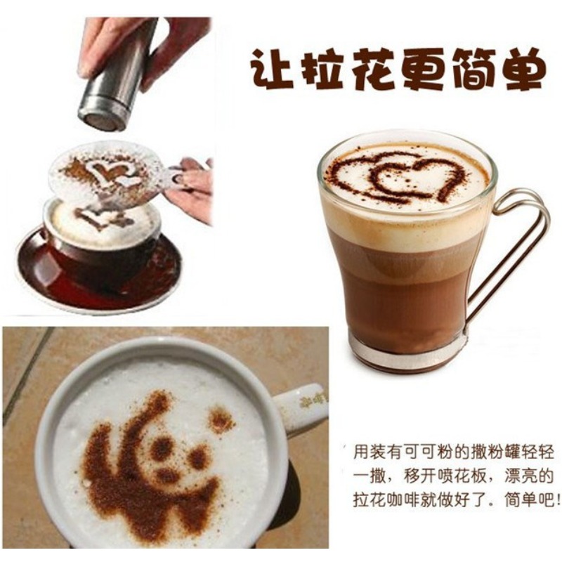 16 stuks koffie kunst stencils - Coffee Stencil Art recensie en prijs